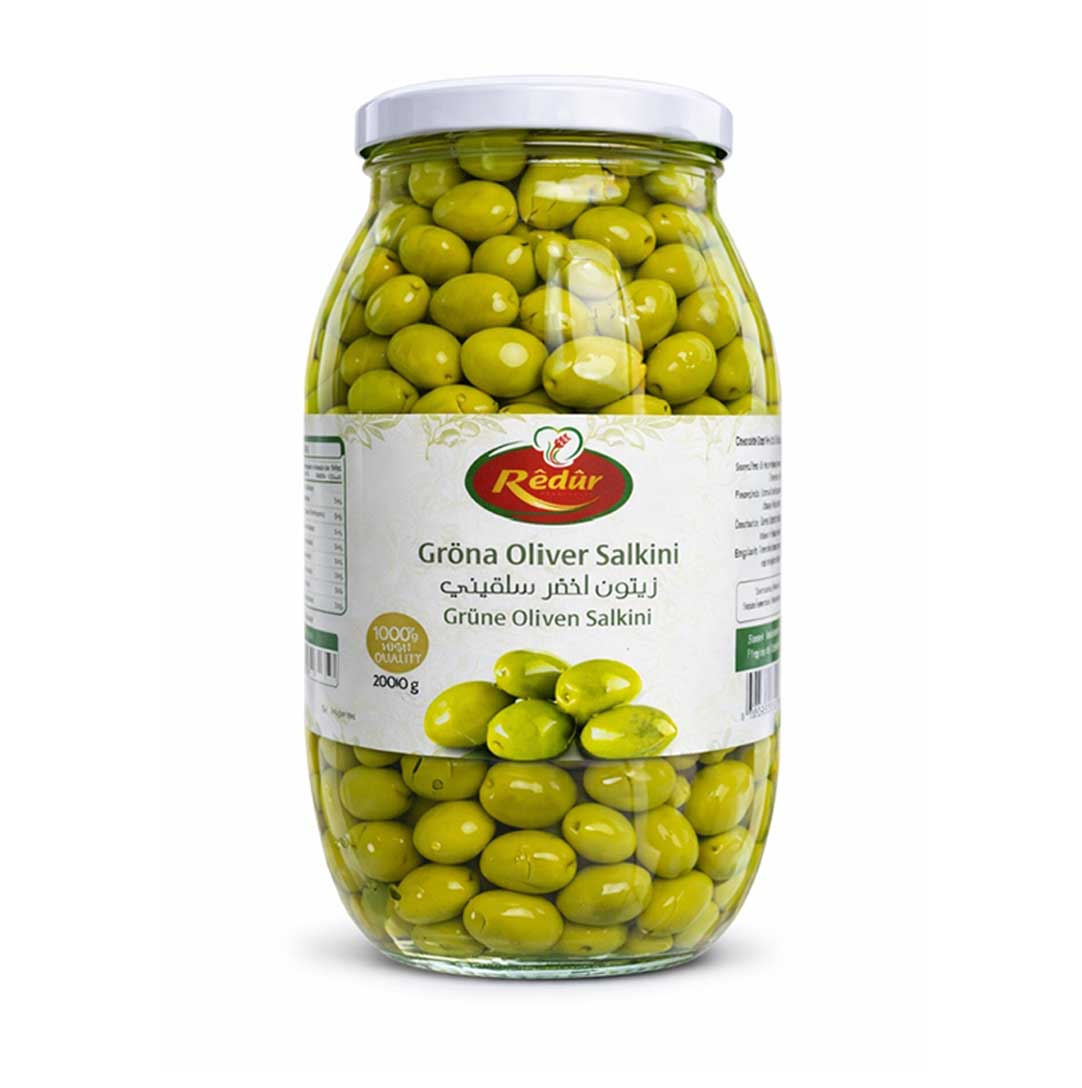 Green Pitted Olives