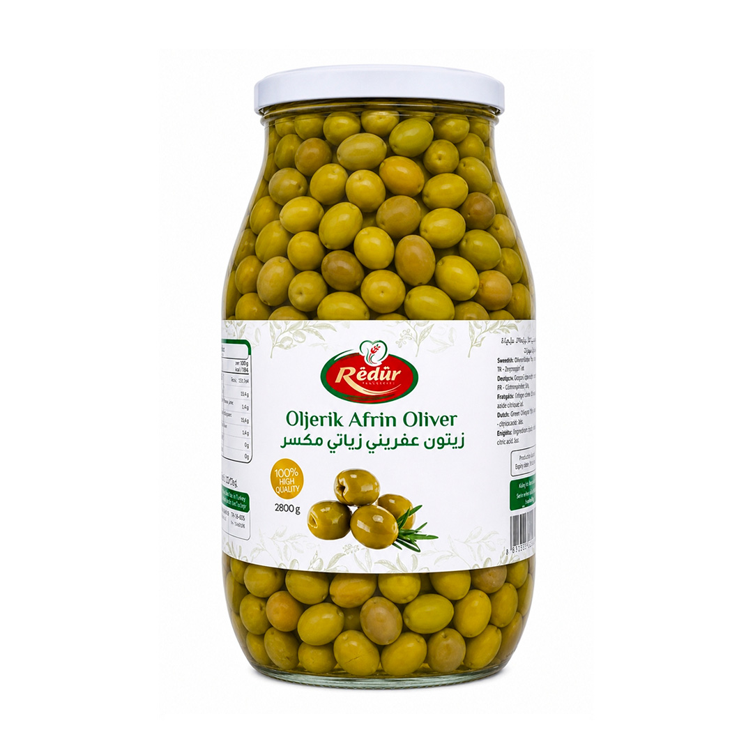 Afrin Cracked Green Olives